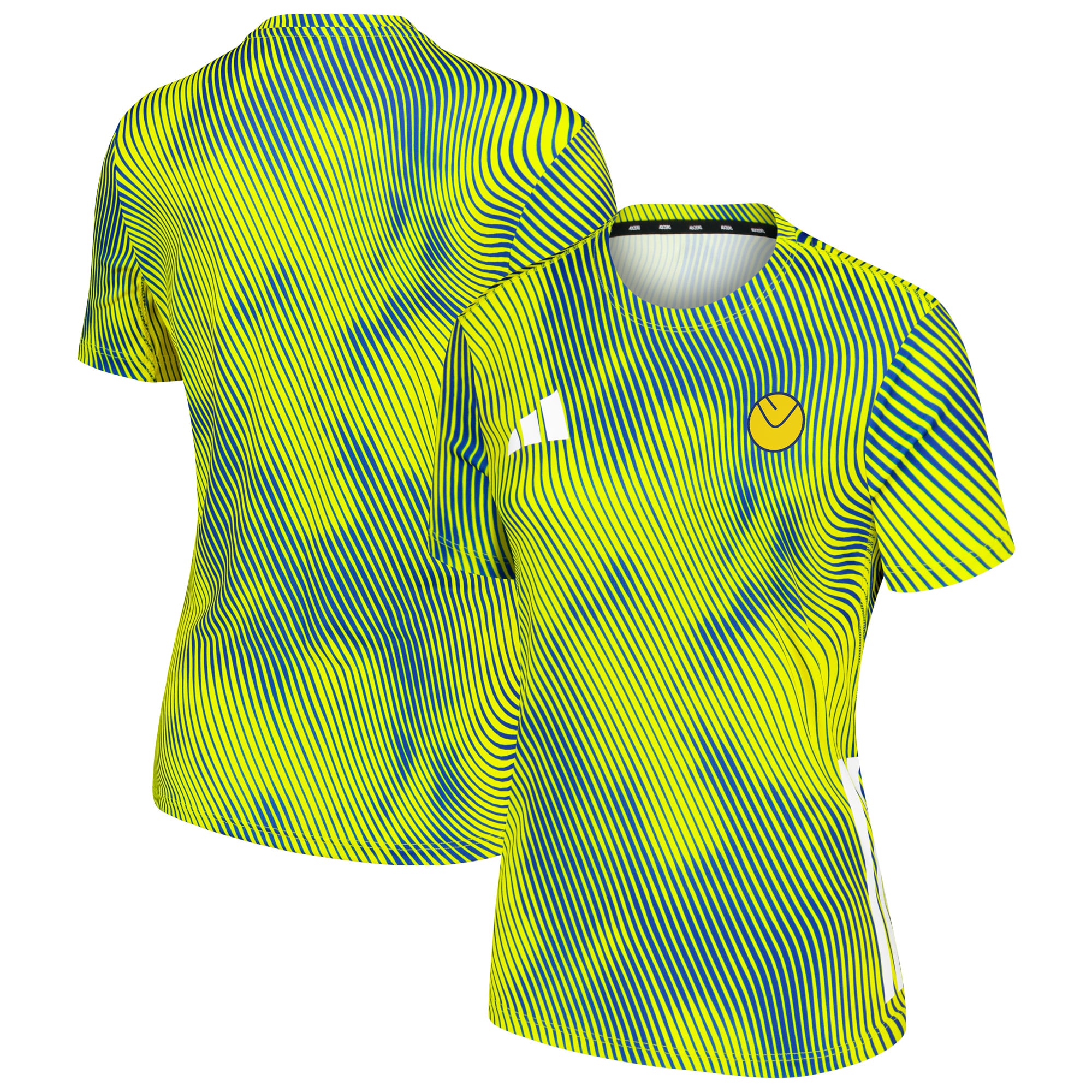 Leeds United adidas Laufshirt – Gelb (Damen)