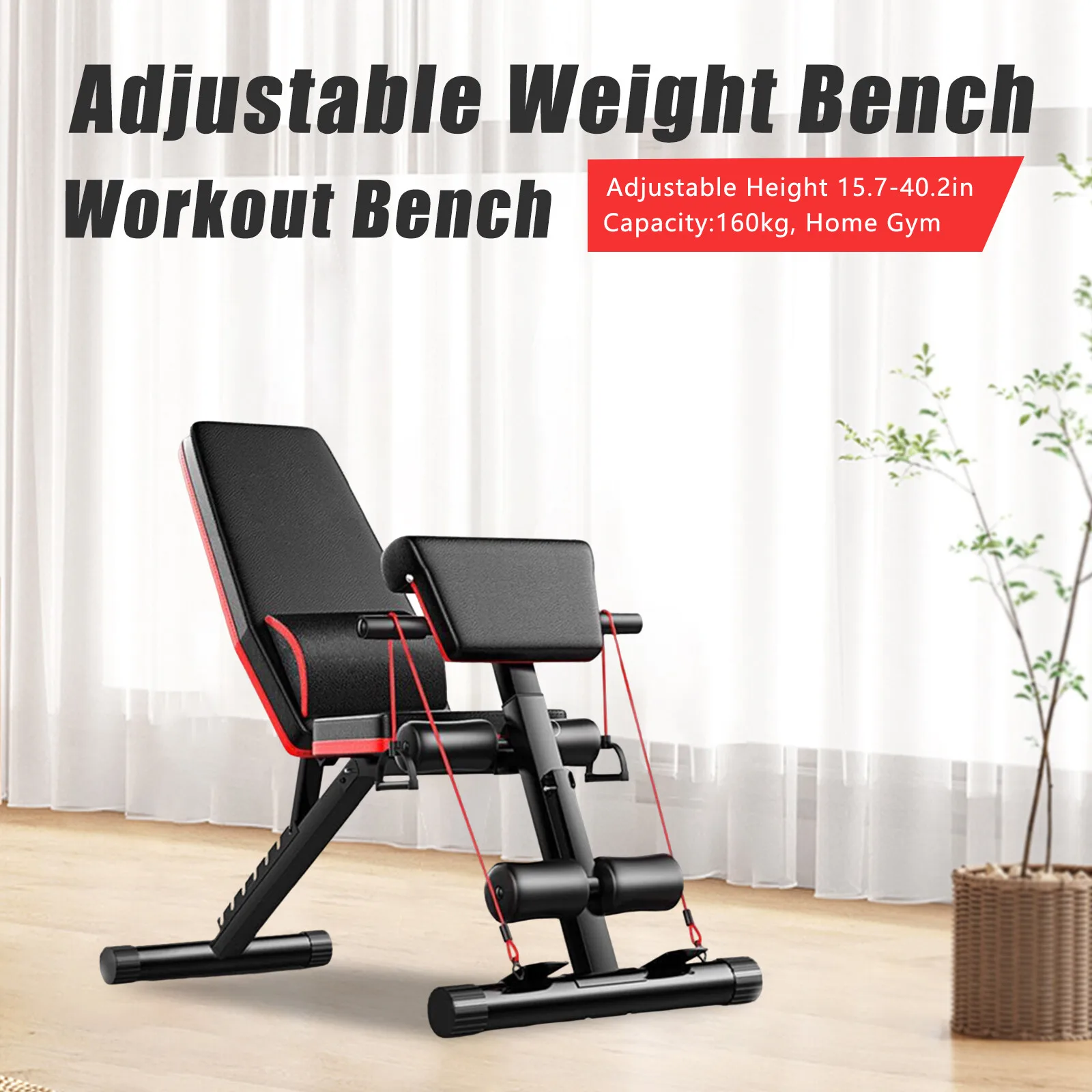 Multifunctional Workout Weight Fitness Bench Gym Fitness Workout Exercise Home