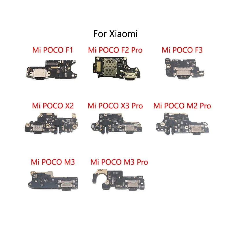 Cavo flessibile per connettore presa porta dock di ricarica USB per Xiaomi Mi POCO F1 Pocophone F2 Pro F3 5G X2 X3 M2 M3 Modulo scheda di ricarica