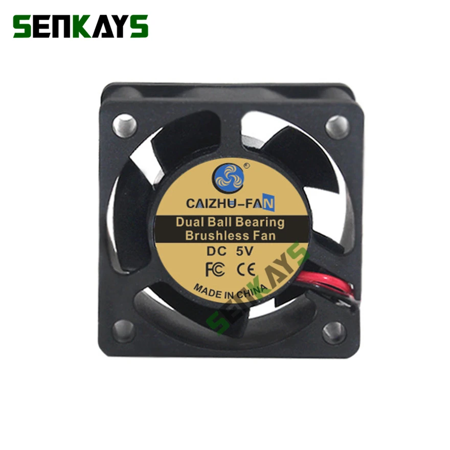 Doppio cuscinetto a sfere 40mm 24V 12V 5V 4020 ventola di raffreddamento custodia per Computer ventola di raffreddamento 2pin 4cm 40x40x20mm 1.57 pollici ventola per stampante 3D XH2.54