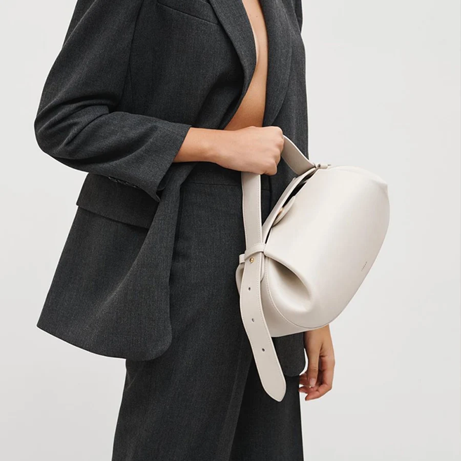Borsa da donna nuova borsa a tracolla borsa a tracolla Casual da donna di forma ovale piccola borsa rotonda da donna borsa e borsa in pelle Pu