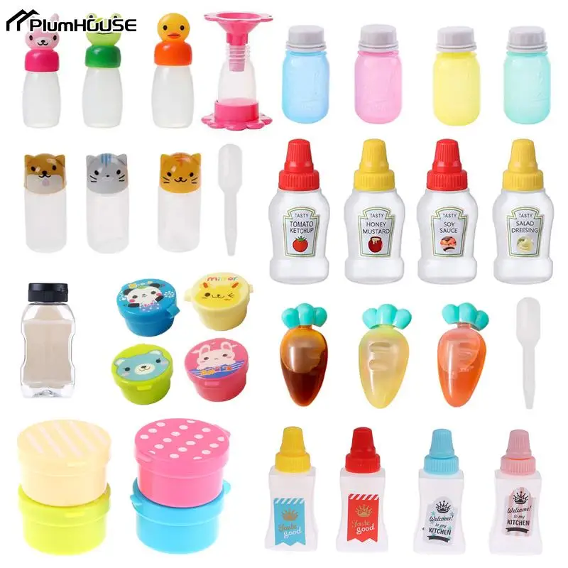 1 ~ 6 pezzi Mini bottiglia di salsa di condimento bottiglia di Ketchup di pomodoro portatile contenitore per condimento per insalata vaso per Bento Lunch Box barattolo da cucina
