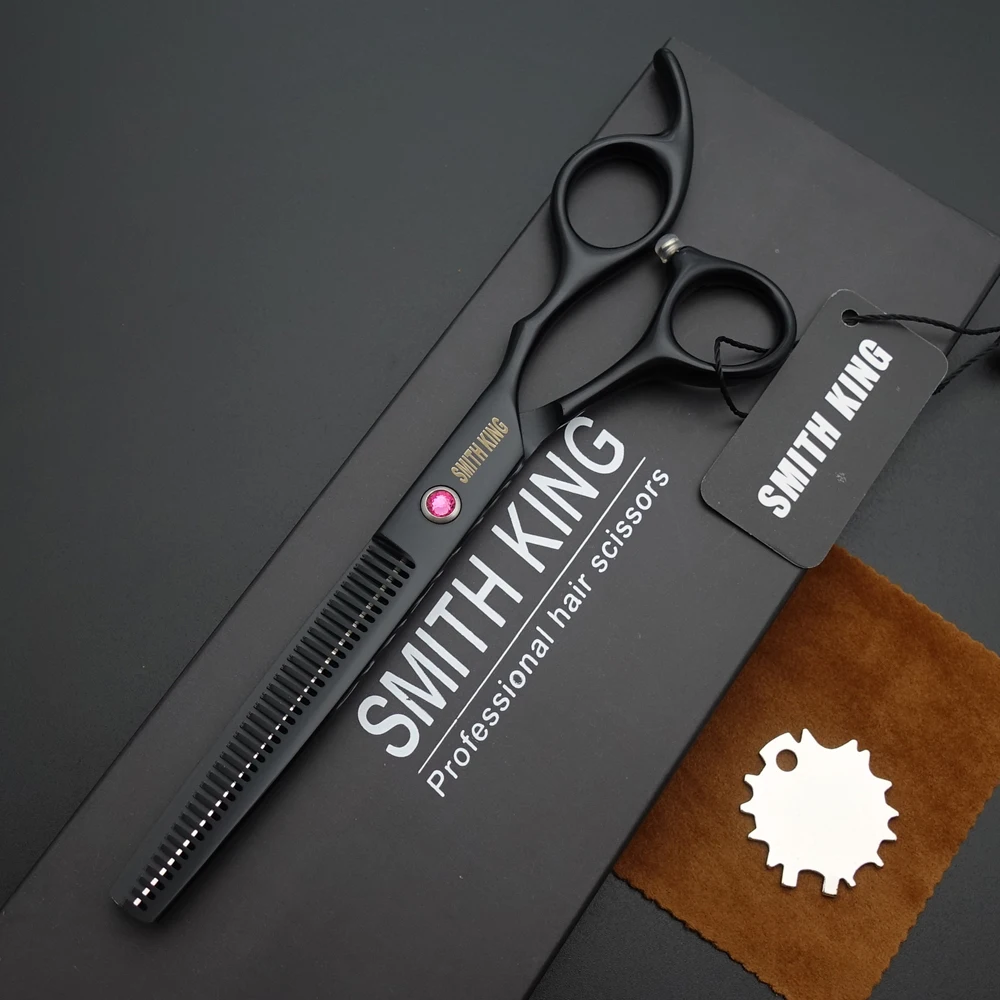 SMITH KING Forbici da parrucchiere professionali da 6,5 pollici, forbici per sfoltire da 6,5", forbici/cesoie per lo styling+confezione regalo