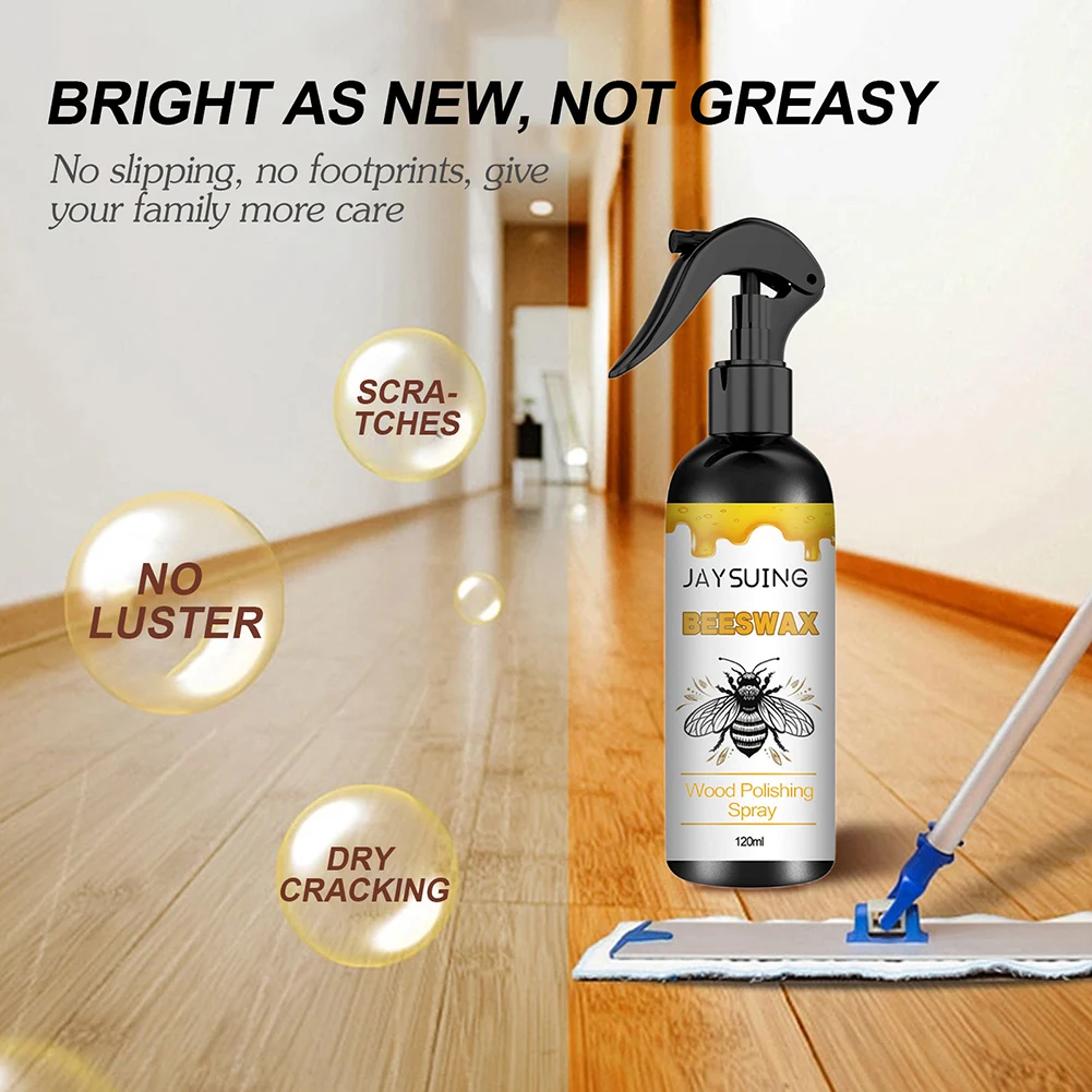 Natures Bienenwachsspray für Holzmöbel Polish natürliche Zutaten Polierspray für Wohnzimmer Image