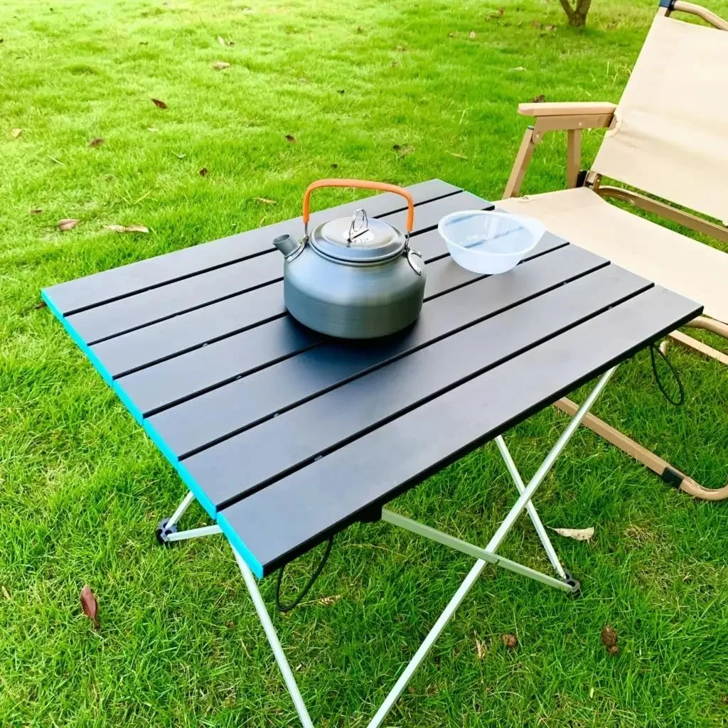 Ultraleichter, tragbarer Camping-Klapptisch, Esstisch für den Innenhof, ultraleichter Picknick- und Grilltisch aus Aluminiumlegierung für den Außenbereich