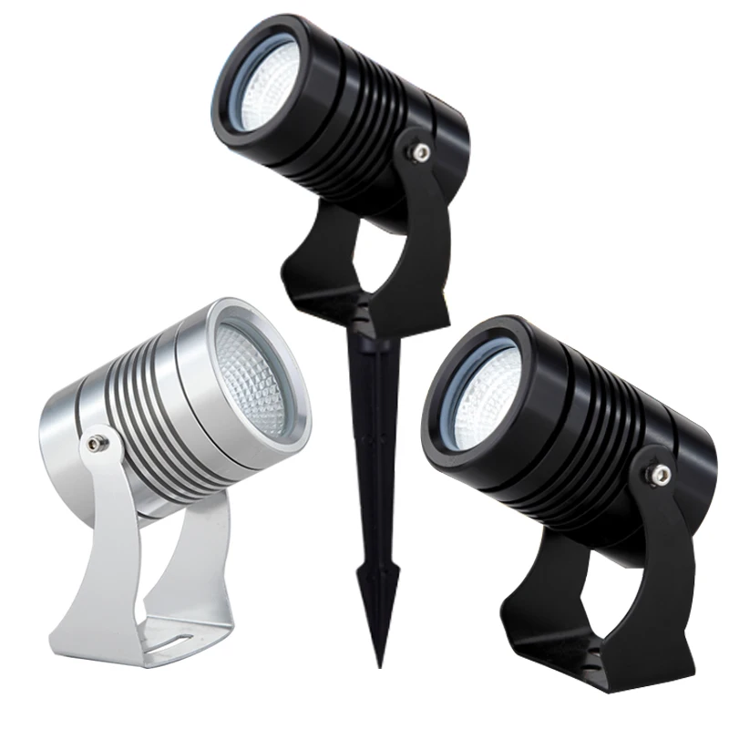 Dimmbare wasserdichte LED-Gartenleuchte 12V 110V 220V Landschaftsstrahler IP65 Außen-LED-Leuchte 3W 5W 10W 12W Gartenlampe