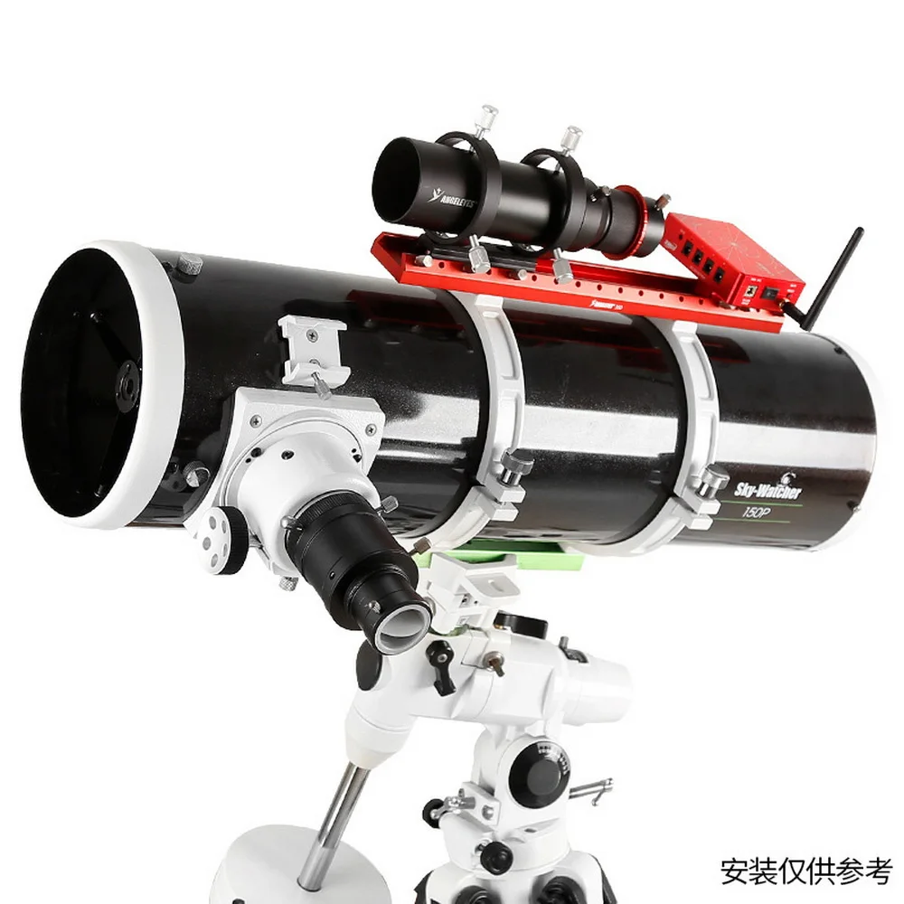 UKON-A 30 cm Schwalbenschwanznut-Erweiterungsplatte, Schwarz, Rot, Orange, Stern, Suche nach Basis, Erweiterungsschlitz, Zubehör für astronomische Teleskope