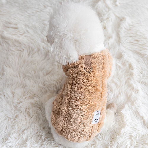 Hunde Katzen Weste Modisch Brautkleider schlicht Winter Warm Atmungsaktiv Weich Waschbar Komfortabel Outdoor Casual Hundebekleidung for Bichon Frise Spitz kleines Haustier Schmetterling Small Image
