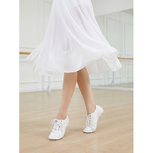 Rosa Tanzschuhe für Mädchen – weiche Übungsschuhe für Kinder Teenager, Ballett Jazz-Ausbildung Image