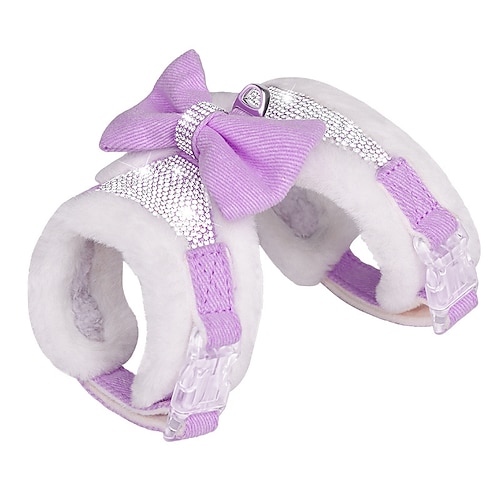 Traktionsseil, Herbst- und Winterwärme, Brustgurt, glänzender Strassstein, bequem und langlebig Image