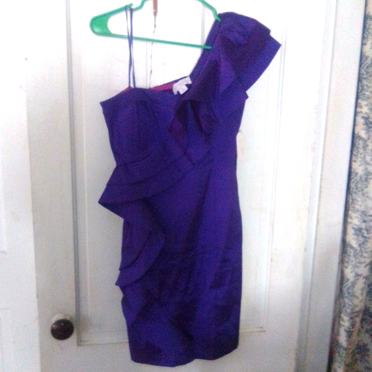 Jessica Simpson Dresses | Jessica Simpson Dressy Royal Purple Dress Size 8 Never Worn. | Color: Purple | Size: 8
