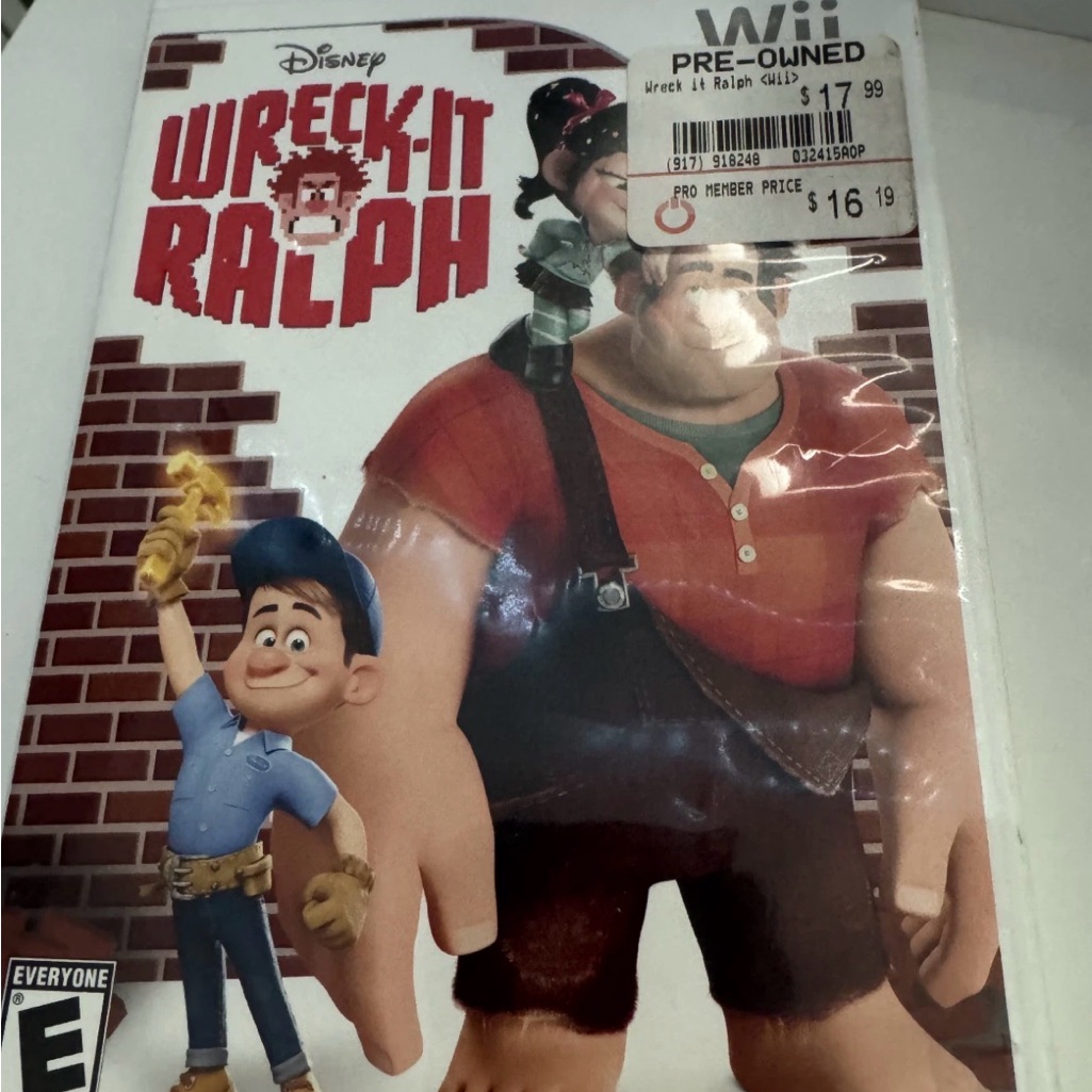 Disney Video Games & Consoles | Disney Wreck-It Ralph Wii Game With Red And Blue Cover | Color: Blue/Red | Size: Os