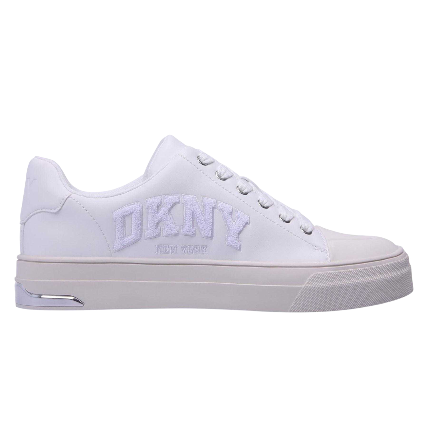 DKNY - "New York" Sneaker für Damen, Zum Schnüren (Weiß)