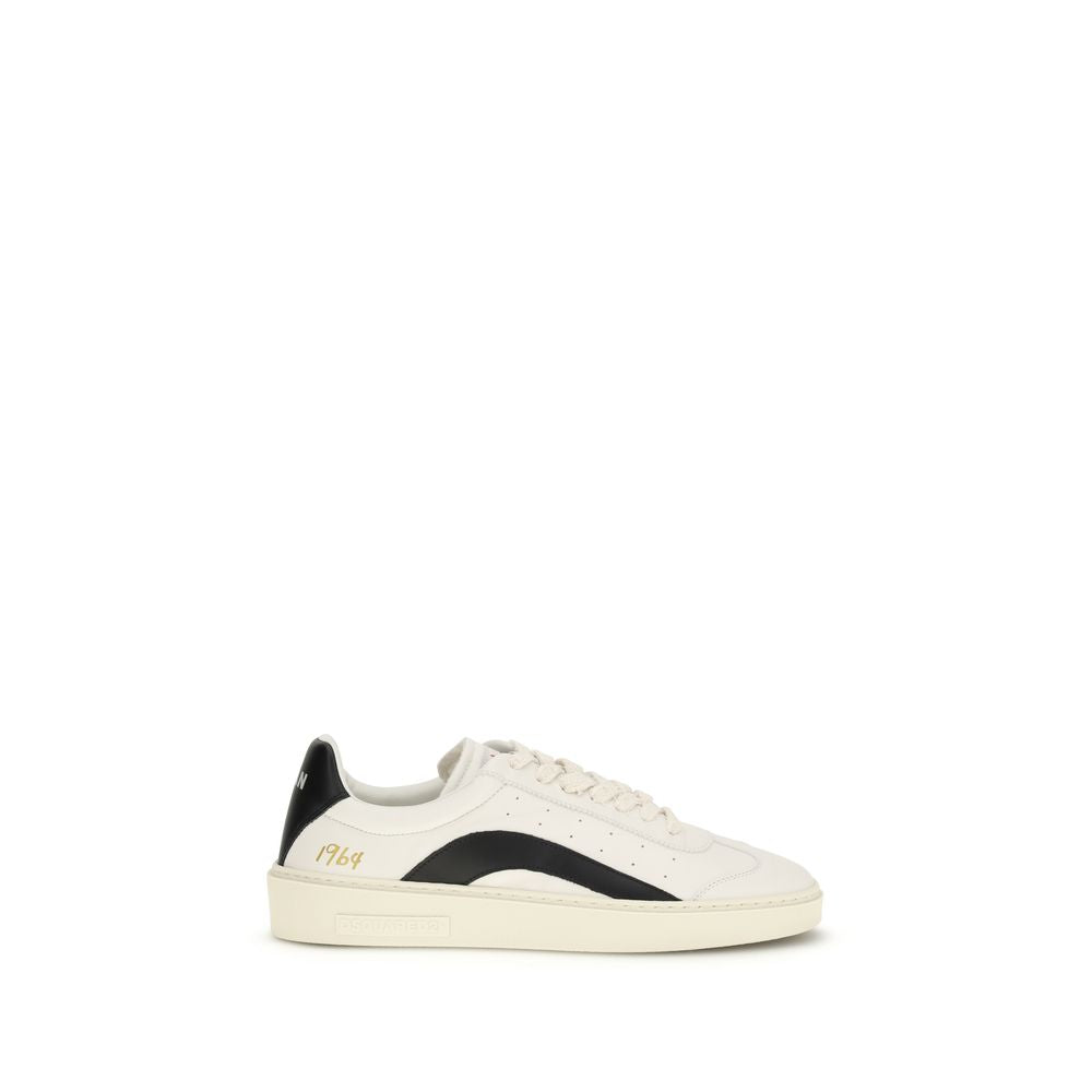 Dsquared² Mehrfarbige Kalbsleder Bos Taurus Low Top Sneakers
