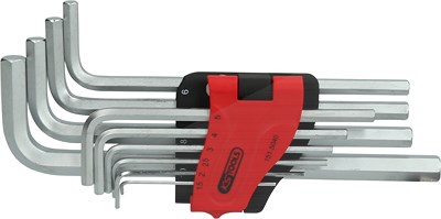 Ks Tools Innensechskant-Winkelstiftschlüssel-Satz, lang, 10-tlg [Hersteller-Nr. 151.5040] Image