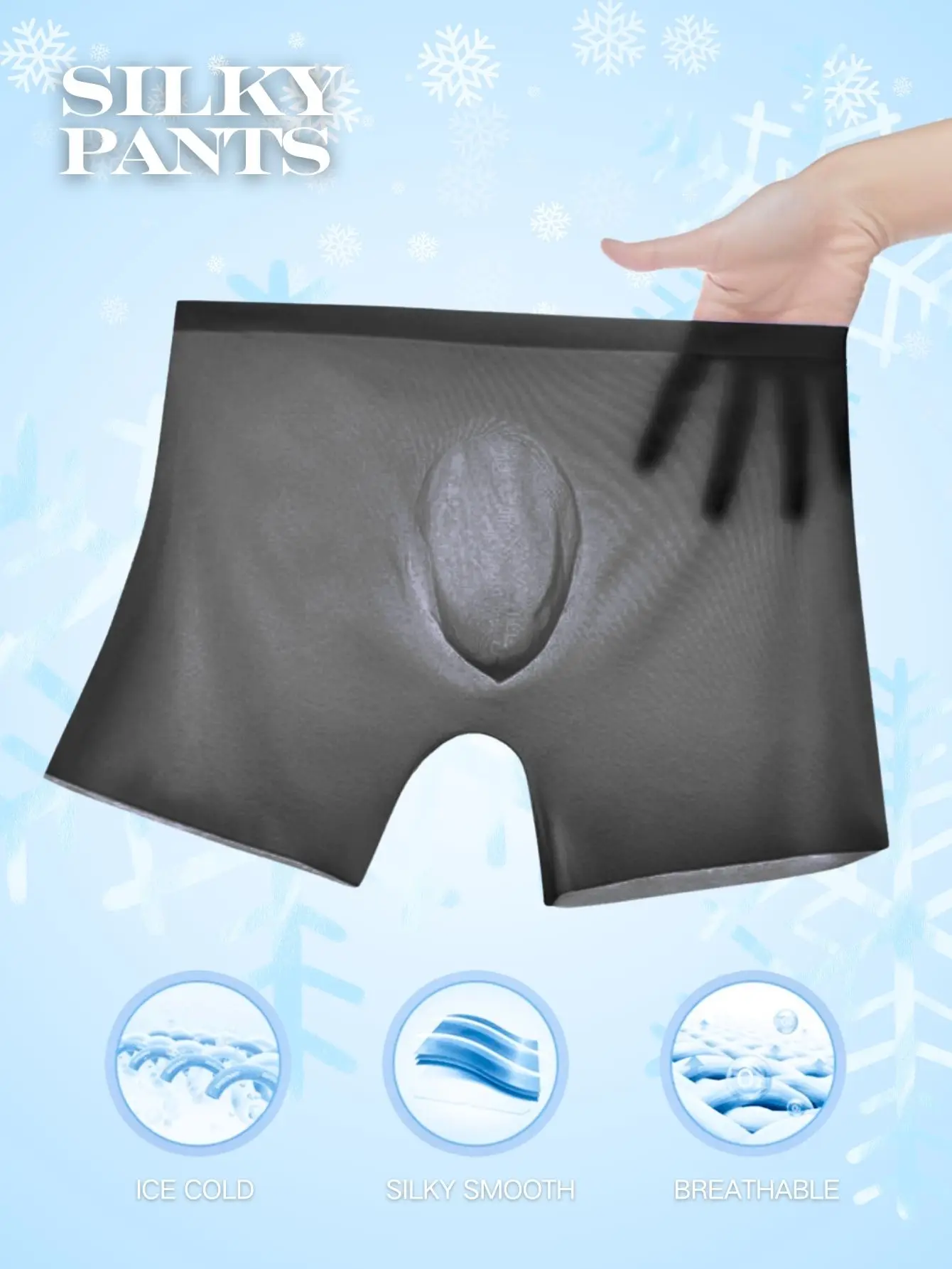 1pc sous-vêtements pour hommes Stretch confortable près du corps Boxer pour hommes quotidien décontracté Sexy hommes bref natation Fitness sous-vêtements pour hommes