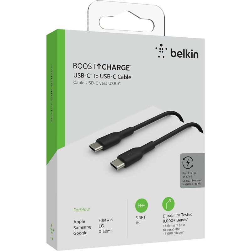 Belkin CAB003BT1MBK USB Kabel 1 m USB C Schwarz Image