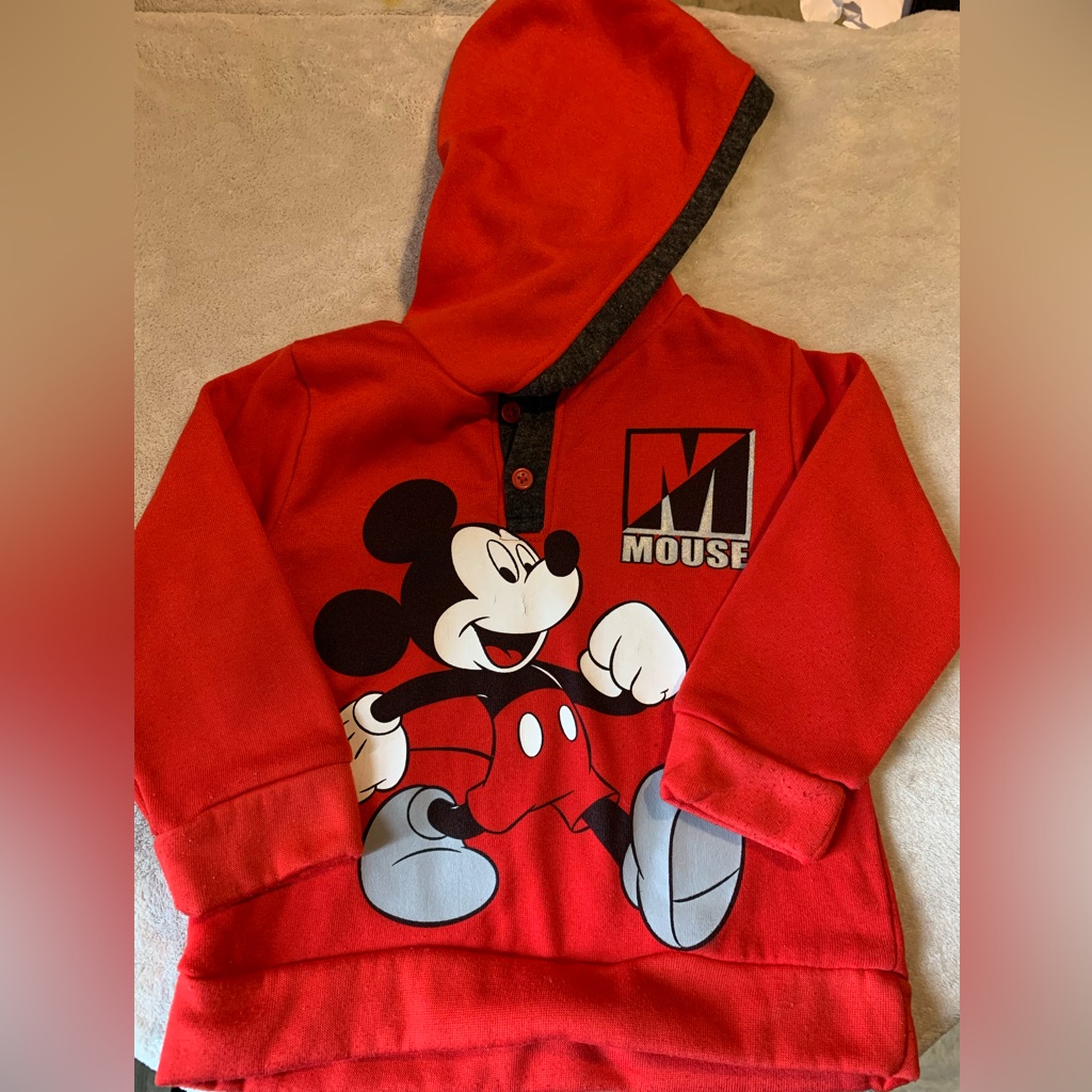 Disney Shirts & Tops | Free!!! With Any Kid Item Purchase Disney Kid Sweaters Size 3t. Just Add It | Color: Red | Size: 3tb