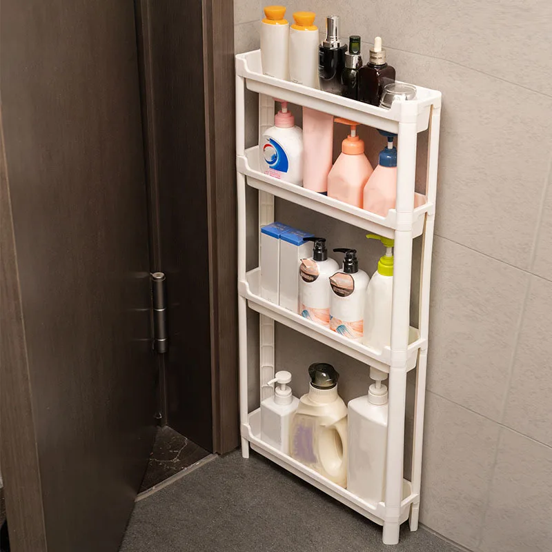 Armadietto portaoggetti dietro la porta Scaffale portaoggetti per bagno e cucina Armadietto stretto multistrato Scaffale portaoggetti per carrello salvaspazio