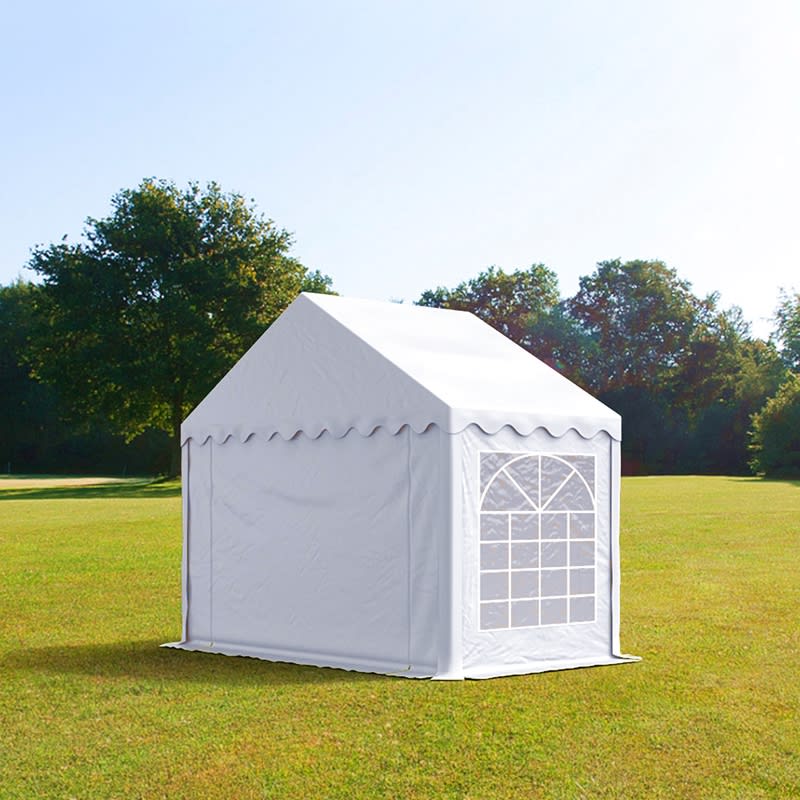 3x2m Partyzelt, PVC-Plane, weiß - (8641) Image