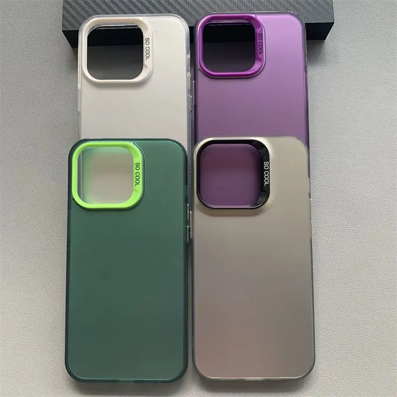 For iPhone 15 Pro Max Case iPhone 15 Plus Phone Case iPhone 15 Pro Cover iPhone 15 cases Luxury Metallic Aurora Skin Matte Cover