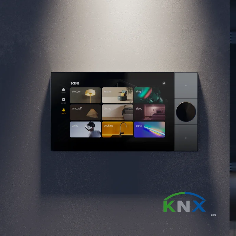 Das Meistverkaufte 10-Zoll-Android-KNX-Smart-Home-Bedienfeld + Smart-Home-Villa-Gebäudeautomationssystem KNX-Beleuchtungssteuerungspanel Image