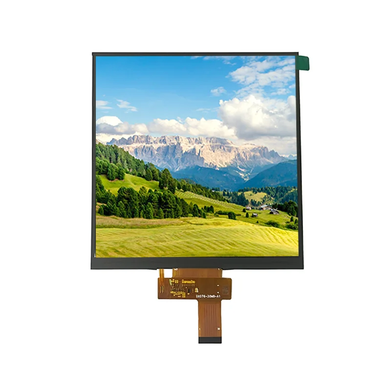 7,6 Zoll quadratisches LCD-Display, 800 x 800 Auflösung, 1000 Nits, TFT-LCD-Modul, MIPI IPS, quadratischer LCD-Bildschirm mit H-DMI-Treiberplatine Image