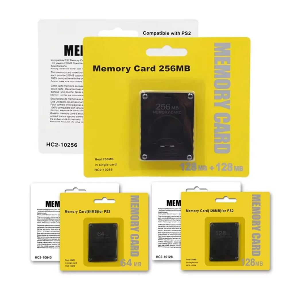 Premium 8 64 128 256 MB Speicherkarten-Erweiterung, geeignet für Micro SD für PlayStation für PS2-Speicherkarte