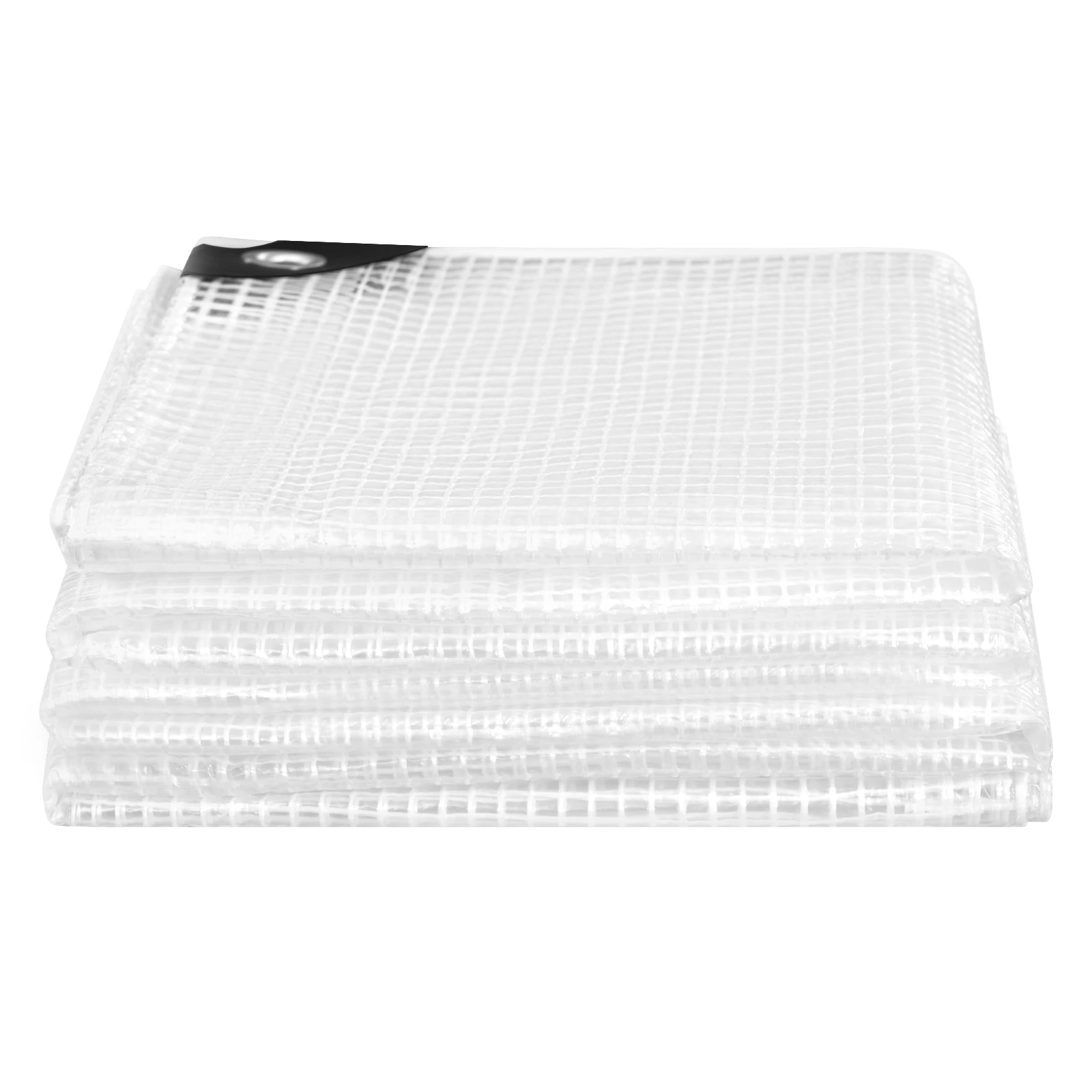 UV-beständige, wasserdichte Stoffplane, transparent, schützend, reißfest, für Gartenmöbel, Trampolin, Brennholz Image