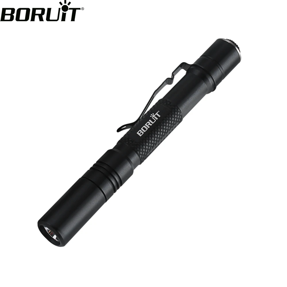 Boruit bc20 mini edc taschenlampe medizinische taschenlampe 215 lumen 4-modi ipx8 fackel speicher funktion laterne not arbeits licht Image
