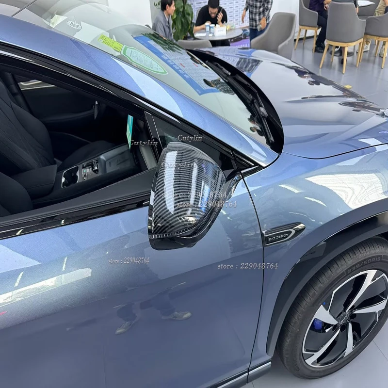 LHD RHD Für BYD Sealion 7 Seelöwe 07 EV 2024 2025 Carbon Auto Seite Rückspiegel Abdeckung Trim Aufkleber dekorative Zubehör Image
