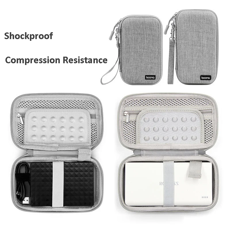 BOONA EVA Hartschalenetui für 20000 mAh Power Bank Reisetasche für Romoss Xiaomi Power Bank WD 2,5 Zoll Festplatte Image