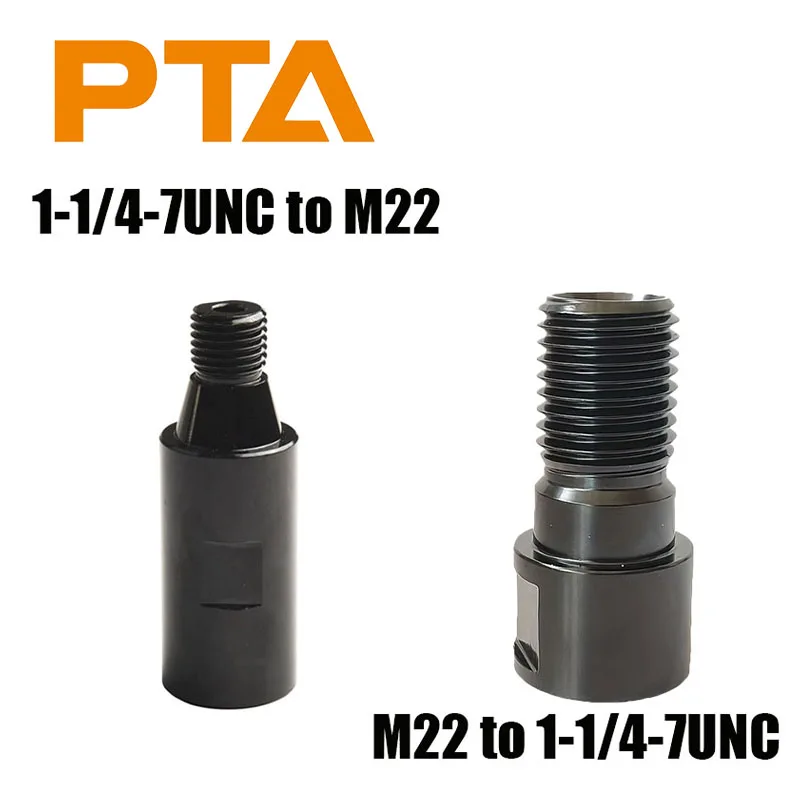 Gewindeadapter für Diamant-Kernbohrer, M22-Stecker auf 11-4-7 UNC-Anschluss, Gewindekonverter für Bauwerkzeuge Image