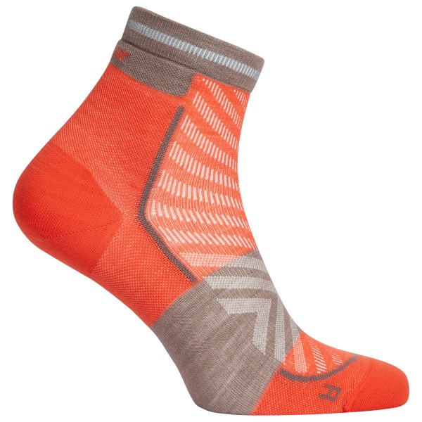 Icebreaker - Women's Merino Run+ Ultralight Mini - Laufsocken 41-43 | EU 44,5-46,5 rot