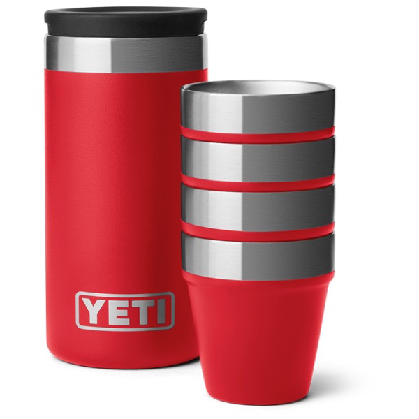 Yeti Coolers - Shot Glasses & Case - Becher Gr 50 ml rot