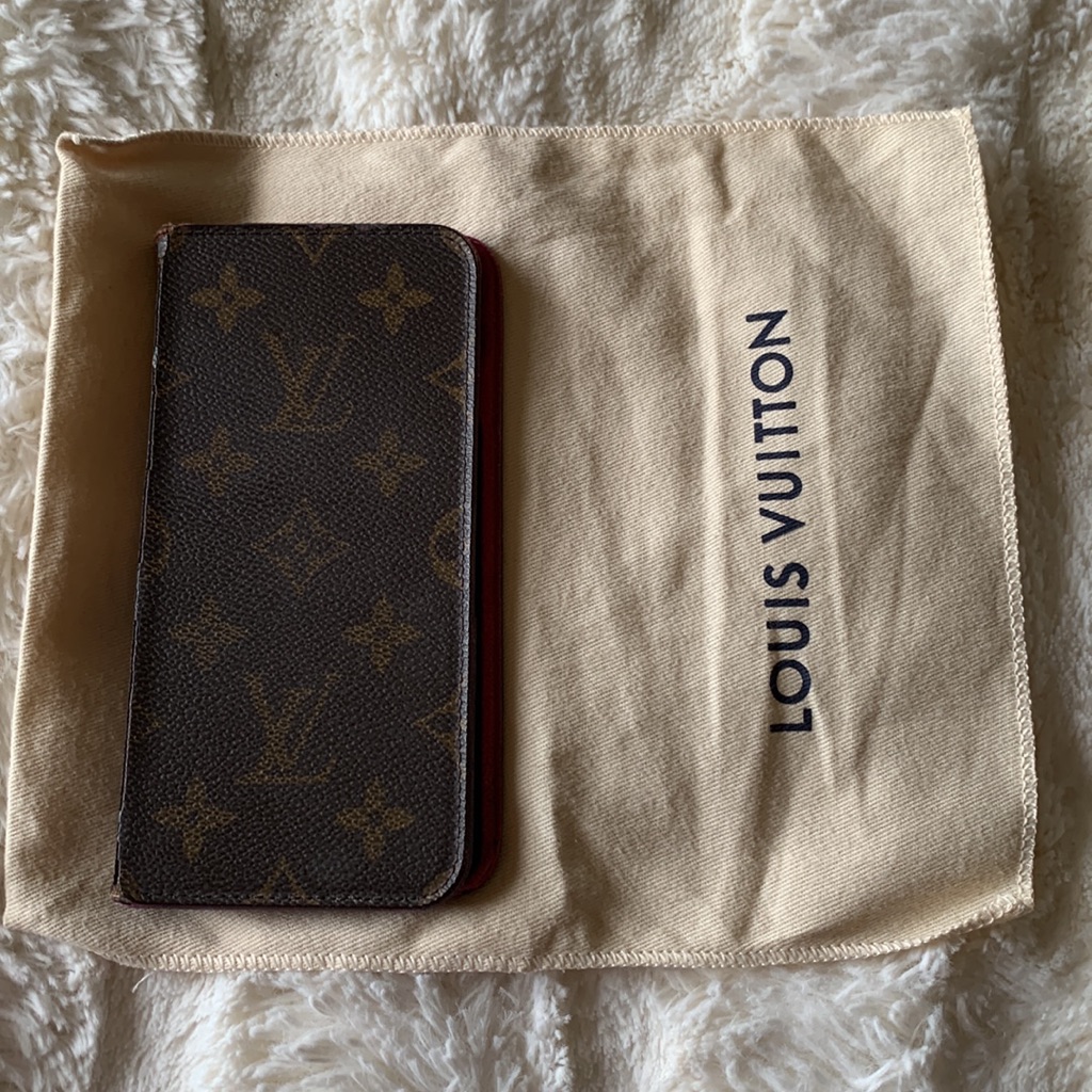 Louis Vuitton Cell Phones & Accessories | Authentic Louis Vuitton Folio Phone Case | Color: Pink | Size: Os