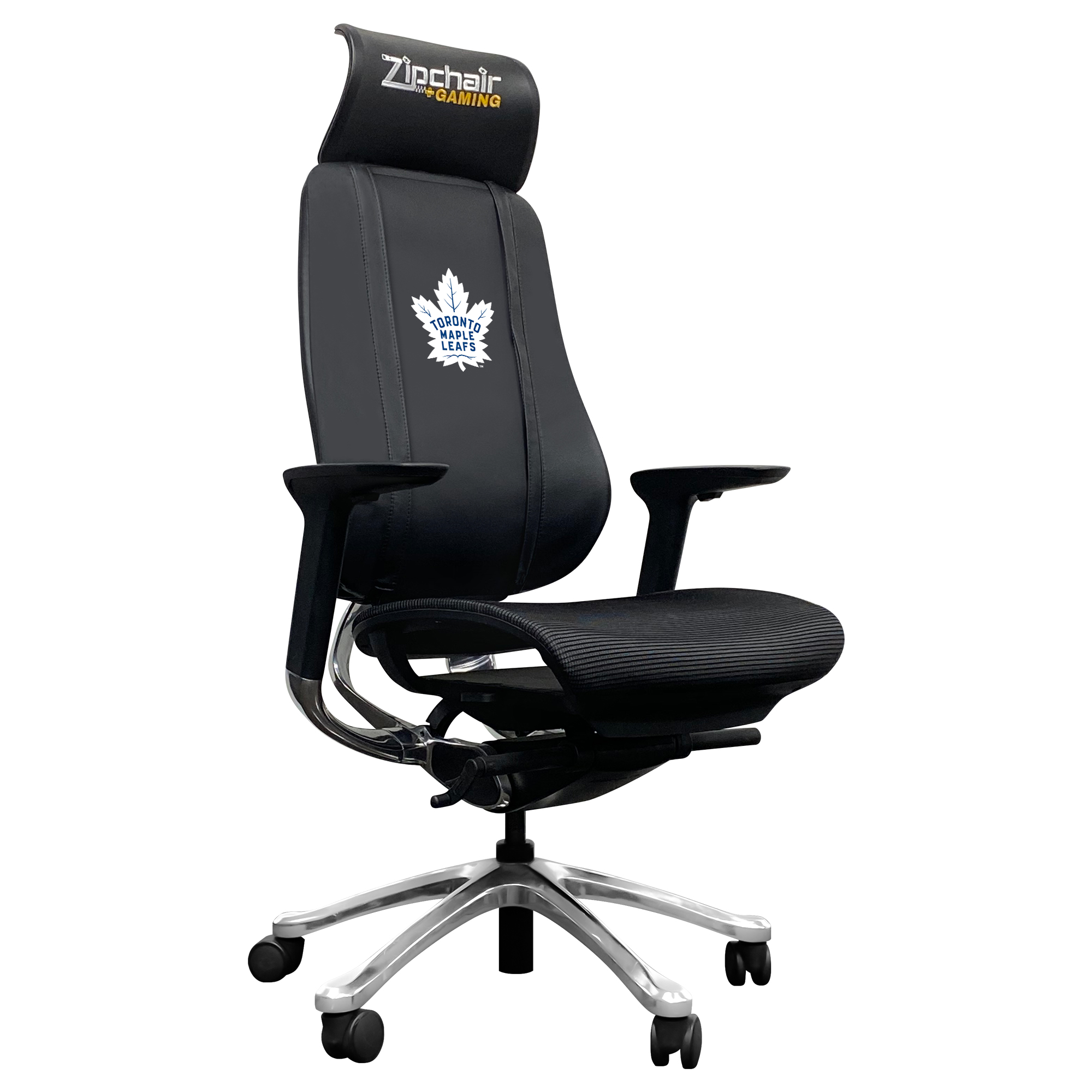 Black Toronto Maple Leafs PhantomX Gaming Chair