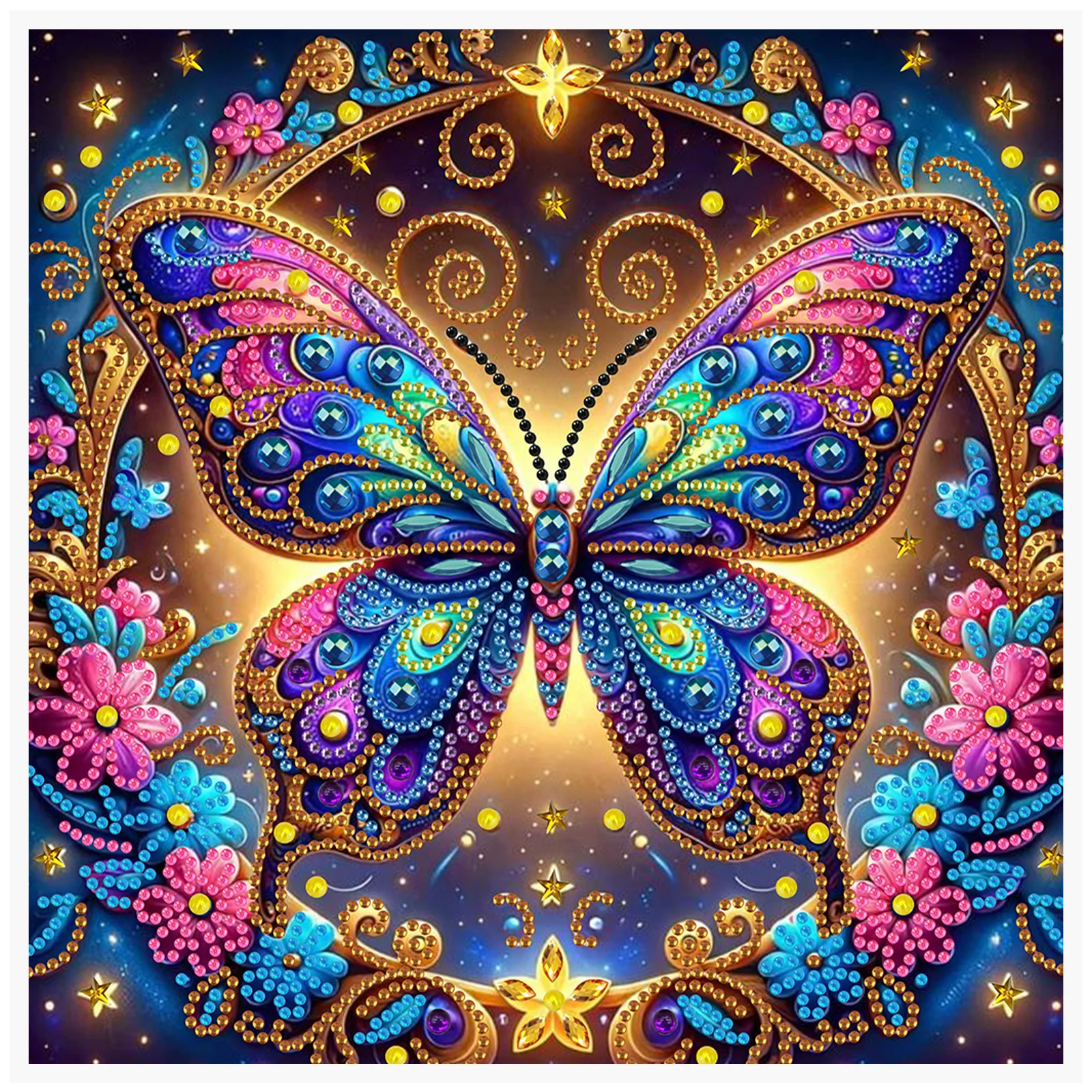 5D bricolage diamant peinture fleur Kit couleur papillon décoration bricolage Alien perceuse diamant mosaïque Art cadeau artisanat mur maison Decoratio