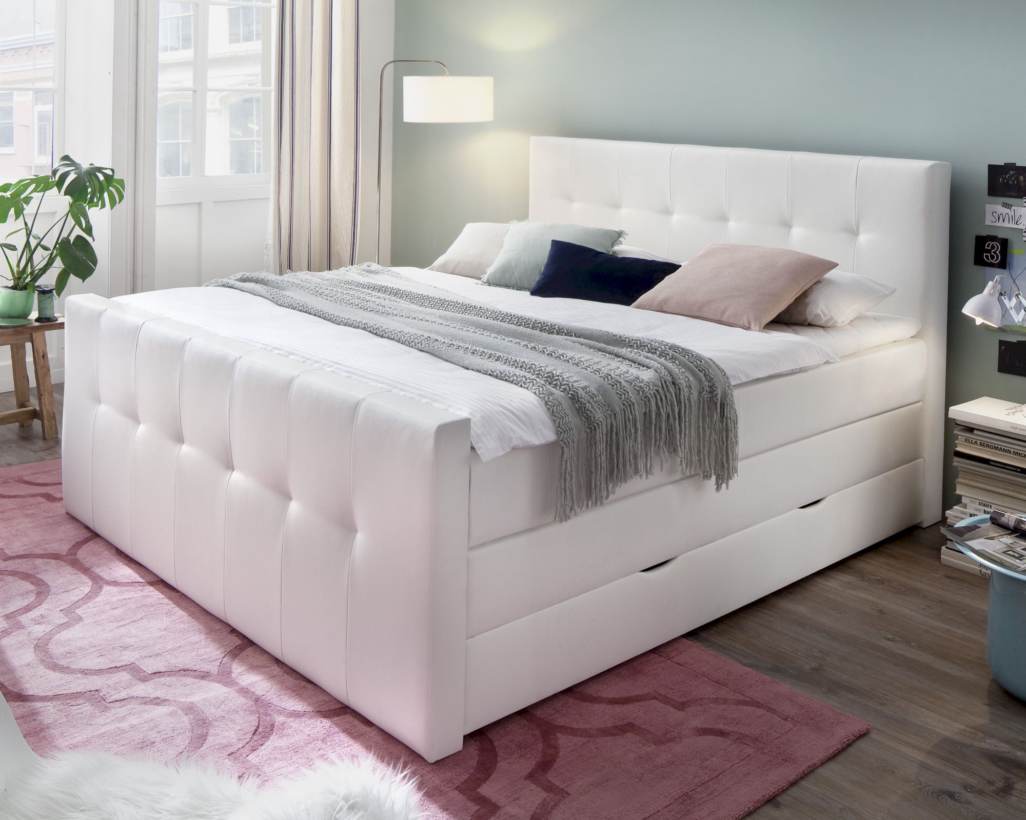 meise.möbel Boxspringbett Star inkl. Bettkasten – erhältlich in 6 Größen und 5 Farben