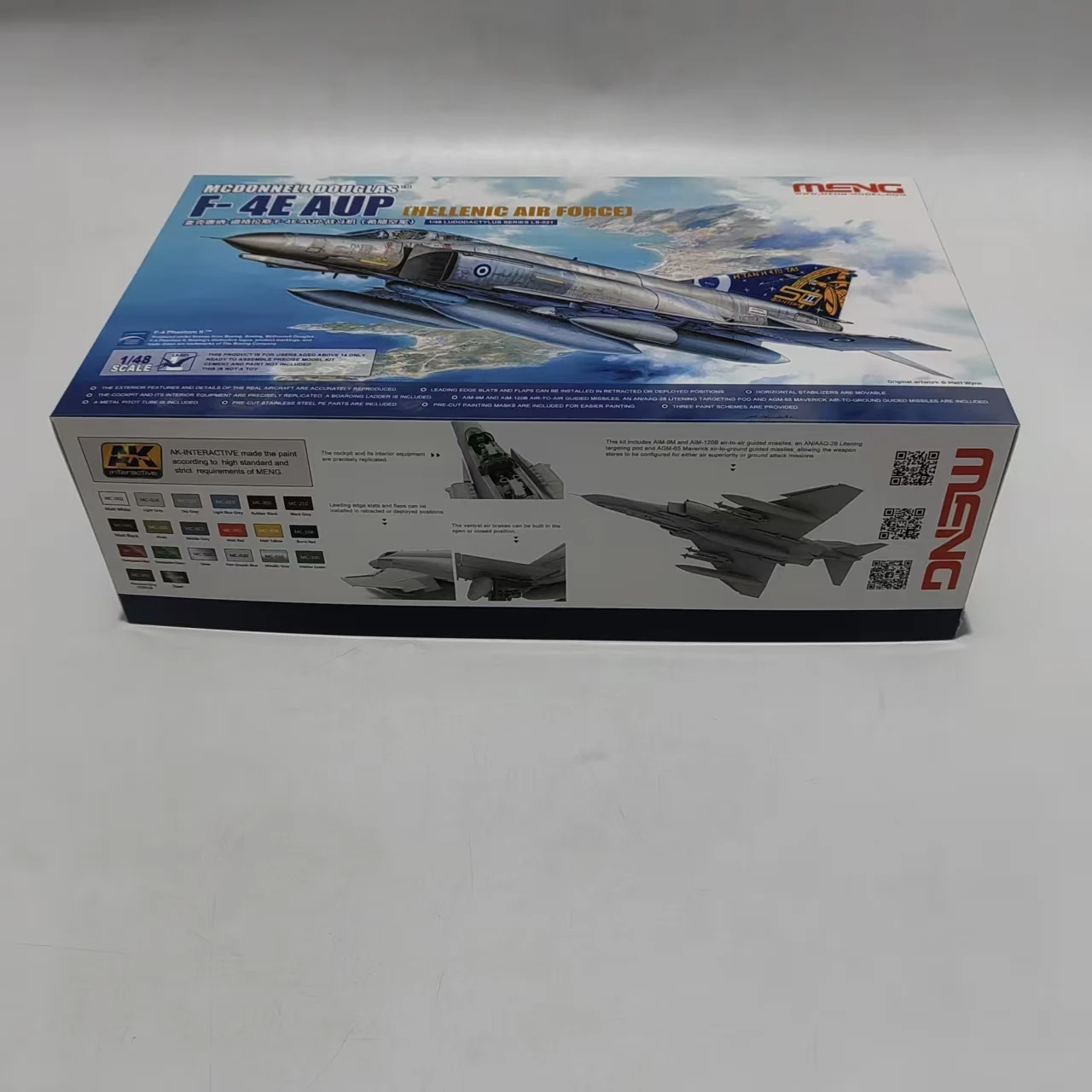 LS-021 MENG 1/48 McDonnell Douglas F-4E AUP Phantom II Bausatz der Griechischen Luftwaffe Image