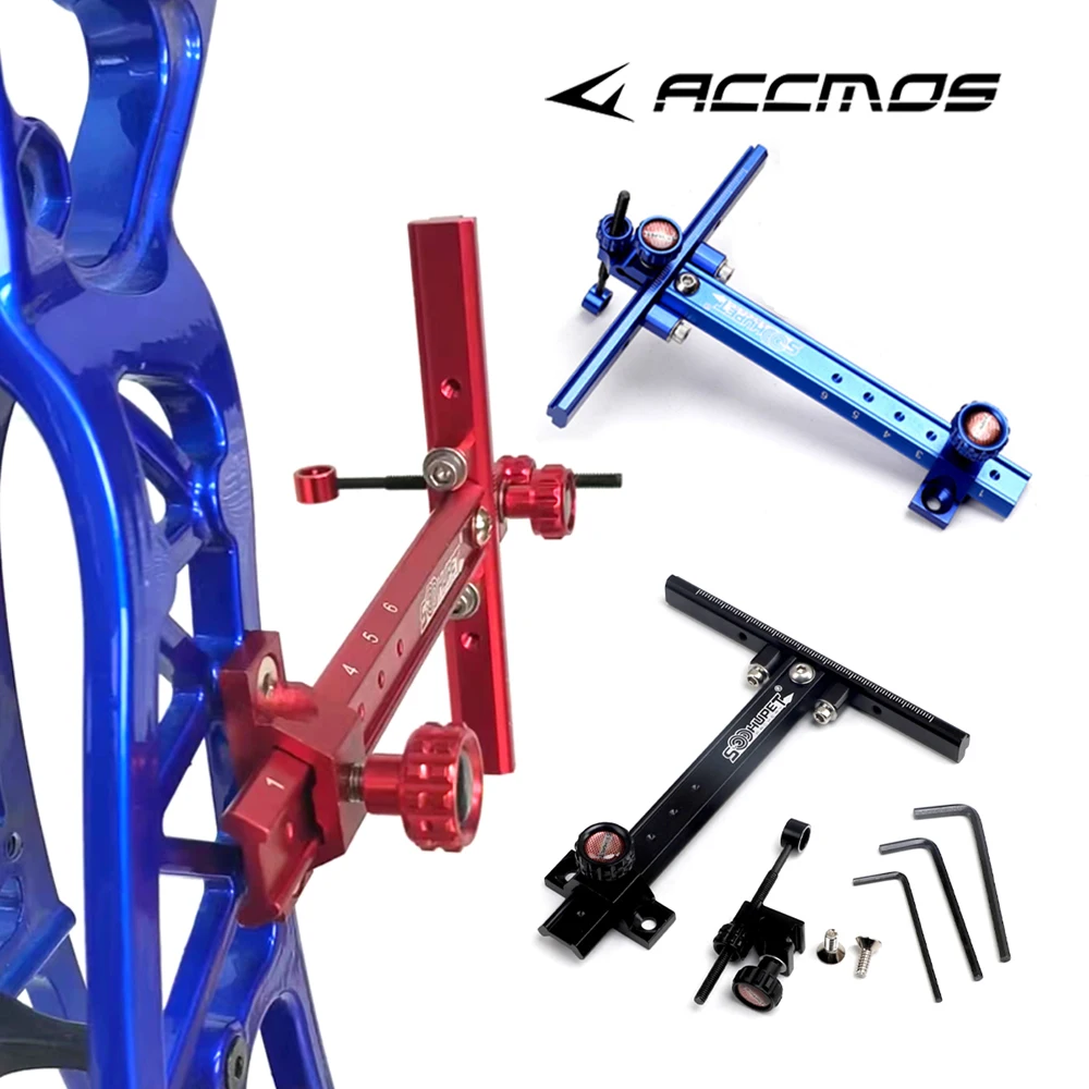 SOOHUPET 6/9 zoll Bogenschießen Recurve Bogen Anblick Einstellbare Aluminium Legierung für Outdoor Schießen Jagd Zubehör Image