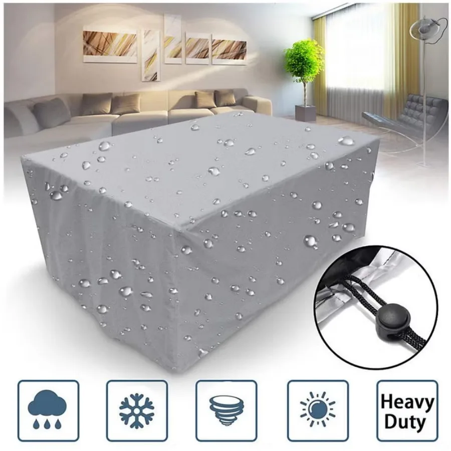 Multi-size garden covers, chair table covers, patio covers, suitable for outdoor garden patio sofa chair covers
