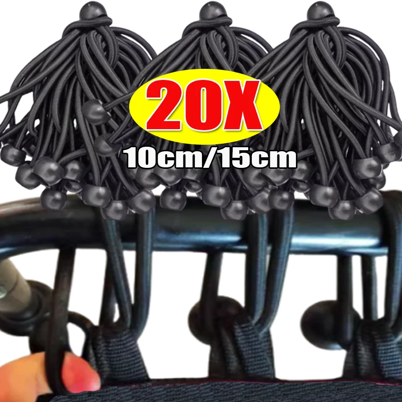 Elastisches Ballseil für den Außenbereich, Bungee-Seile, tragbare Zeltbefestigung, Plane, Markise, Baldachin, robuste Plane, zum Binden für Unterschlupf, Fracht Image