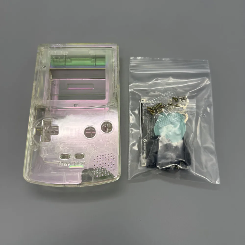 Hochwertiges Gameboy Color GBC Shell Kit, langlebige Ersatzabdeckung, kompatibel mit 2,6 Zoll 2,45 Zoll 2,2 Zoll LCD-Bildschirm Image