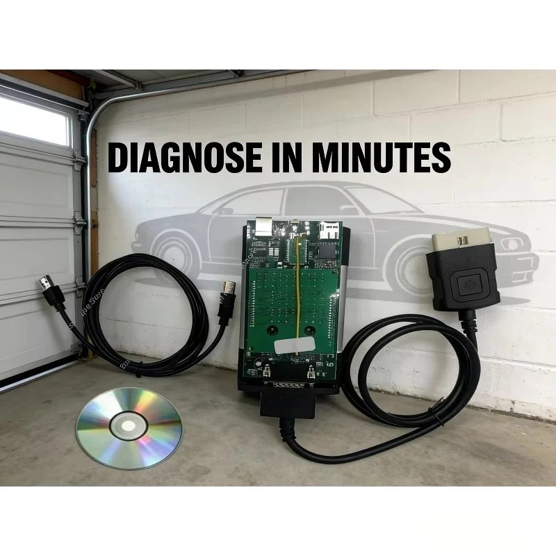 Double Board V9.1 V2021.11 Autocoms Ds150e Delphis Komplettset TCS CDP Pro OBD2 Diagnose-Scanner für PKW und LKW 2024 2025 2021 Image