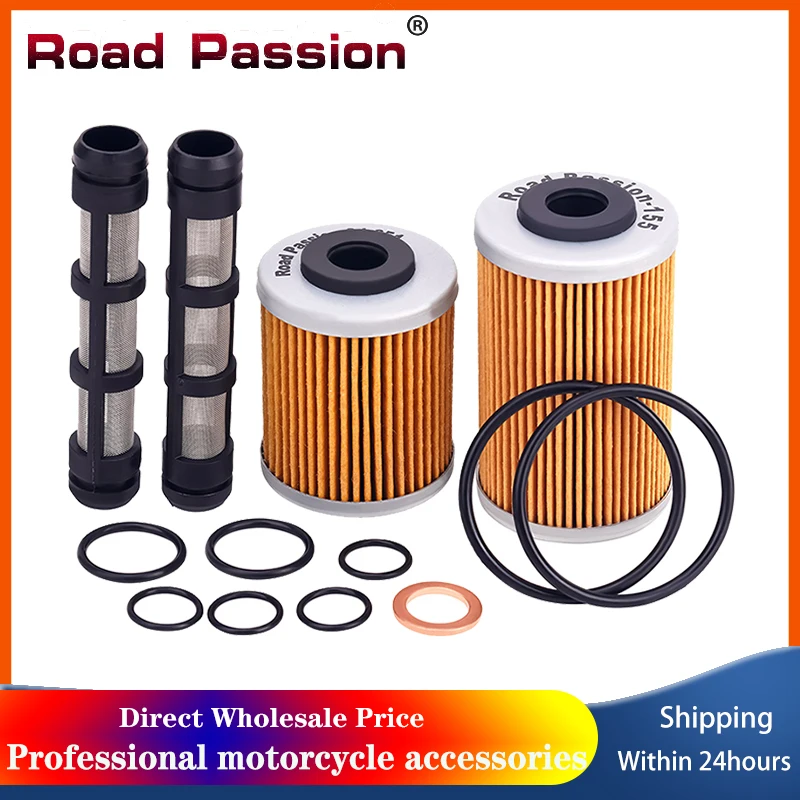 Road Passion Motorrad-Ölfilter-Set für 690R Enduro SMC R 690R Motor 7503804611 2012 2013 2014 2015 2016 2017 2018 2019 2020 Image