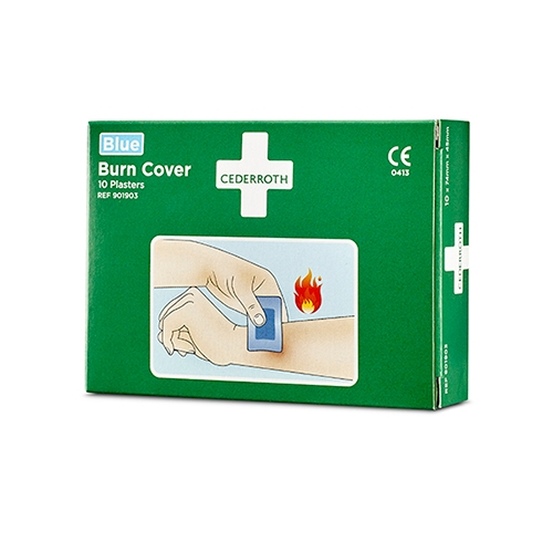 100 Cederroth Burn Cover, Hydrogelplaster 74 mm x 45 mm Image