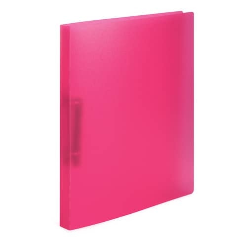 Ringbuch, A4, 2-D-Ring, transluzent pink Image