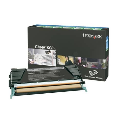 LEXMARK Lasertoner Return schwarzC734A1KG Image