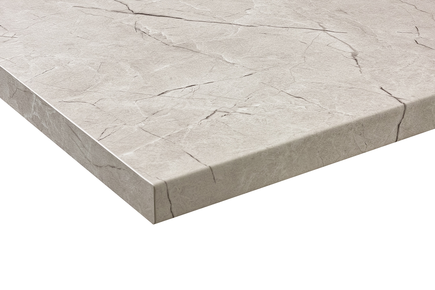 Arbeitsplatte WIHO KÜCHEN "Flexi 38", marmor vicosa, B:250cm H:3,8cm T:60cm, Holzwerkstoff, Tischplatten, von drei Seiten ummantelt, 38 mm stark Image